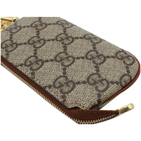 gucci monogram leather key case|Gucci encore keychain.